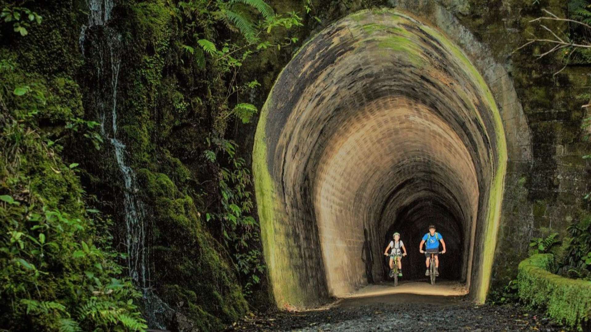 Cycle through Summit Tunnel - 576 metres long